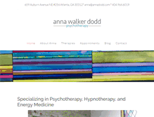 Tablet Screenshot of annadodd.com